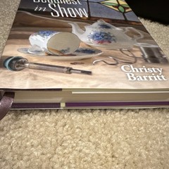 Annie’s Deadliest in Show Christy Barritt Hardcover Mystery Novel Creative Woman