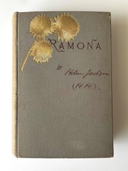 Ramona by Helen Jackson (H.H.) Early Edition 1890 Gold Leaf Cover, used rare