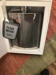 Wink Book Flask „Make the most of Family Time” 7oz