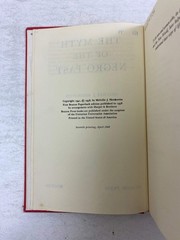 The Myth of the Negro Past Ex-library 1969 HC