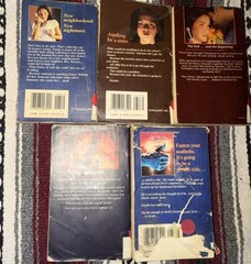 Vntg R.L STINE Books Lot Of 5 Teen Horror 1990’s-2000’s