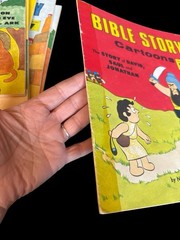 RARE Complete 16 BIBLE STORY CARTOONS by Norman E. Lynch BOX SET 1970’s 1st Ed