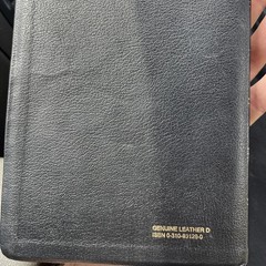 ✝️ Classic Reference Bible Updated NASB by Zondervan Bonded Leather Black