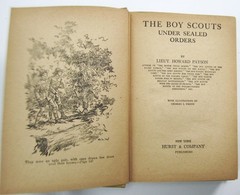 1916 Boy Scouts Under Sealed Orders Hardcover Book Howard Payson Vintage Kids