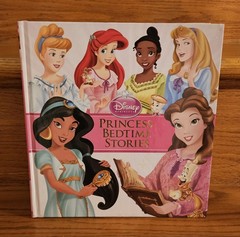 Disney Princess Bedtime Stories Hardcover 300 Pages 19 Stories 9×9.5×1″