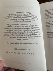 Hazelden, The Promise of a New Day Book Daily Meditations, (1985, Paperback)