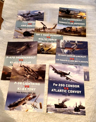 26 OSPREY DUEL SERIES…. SEE LIST…NEW + PAGES NEVER TURNED+