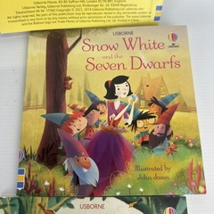 SET Of 7 USBORNE Children’s Fairy Mini-Books Wizard Of Oz, Aladdin, Snow White..