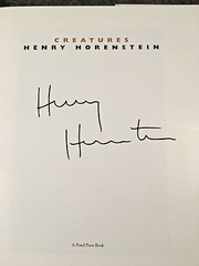 Creatures by Henry Horenstein (1999, Hardcover, Deluxe). Signed by the author.
