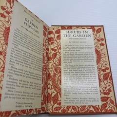 Shrubs in their Garden and their Legends Vernon Quinn Illustr Lawson 1940 ExLib