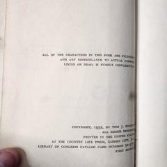 The Long Ride Tom J Hopkins 1952 Doubleday 1st Ed Vintage Action Western HC