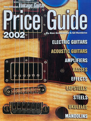 The Official 2002 Vintage Guitar Magazine Price Guide 296 Pages! Book