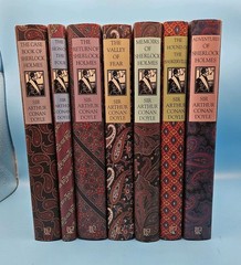 Sherlock Holmes 1994 Book-of-the-Month set of 7 HC/DJ by Sir Arthur Conan Doyle