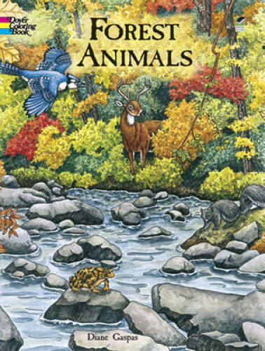Forest Animals Coloring Book (Dover Nature Coloring Book) – VERY GOOD