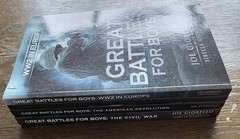 Lot of 4 PB Great Battles for Boys Books by Joe Giorello – WW2, Ancient, Civil..