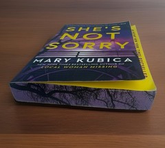 She’s Not Sorry Paperback Book by Mary Kubica Psychological Thriller