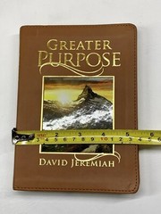 Greater Purpose By David Jeremiah Daily Devotional Leather Gold Edged Pages