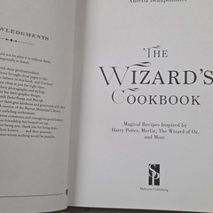 The Wizard’s Cookbook Magical Recipes Hardcover Skyhorse Cookbook