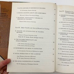 Handbook of Research on Teaching Pedagogy Studies Hardcover Book NL Gage 1971