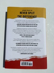 Never Split the Difference : Negotiating As If Your Life Depended by Chris Voss