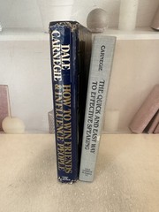 Lot of 2 Books by Dale Carnegie