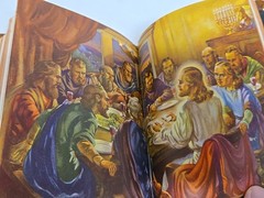 The Words Of Jesus Vtg 1943 Christian Prayer Book Red Letter Hardcover Bible 40s