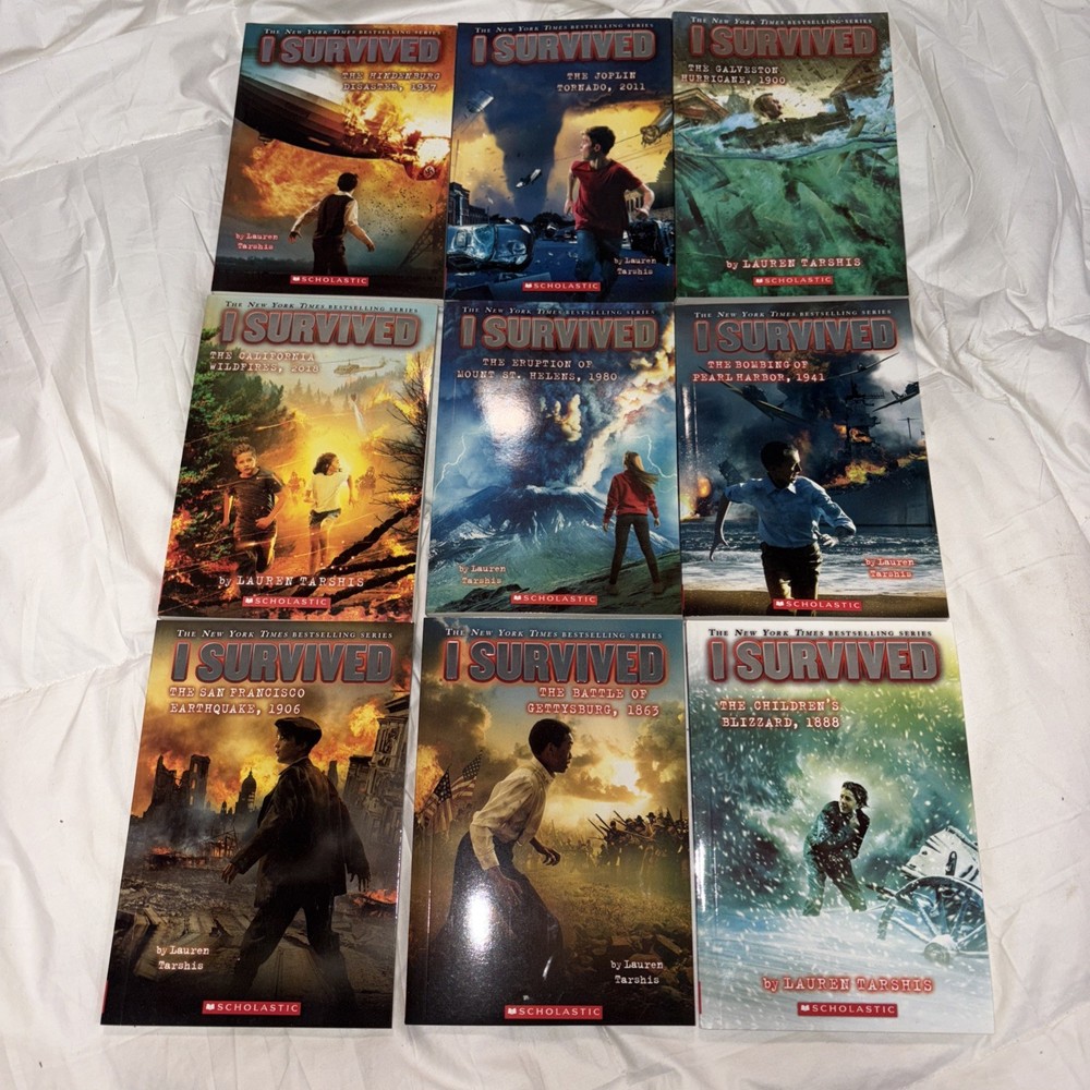 “I Survived” Book Series Lot of 9 | Lauren Tarshis | Brand New Unread | Kids