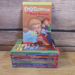 Lot of 9 A to Z Mysteries Kids PB Books & 3 other Kids Mystery Books