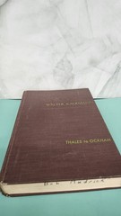 1968 HC Philosophic Classics Vol. 1: Thales to Ockham 2nd. Ed. by Kaufmann, Wa..