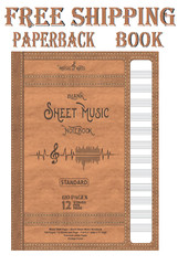 Blank Sheet Music Notebook | Music Manuscript Paper Notebook | 120 Pages | 12 St