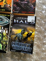 HALO Paperback Book Lot of 6 Xbox Master Chief Flood Scifi Fall of Reach