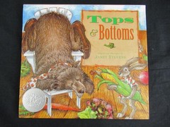Tops & Bottoms by Janet Stevens 1995 Hardcover Book with Dust Jacket
