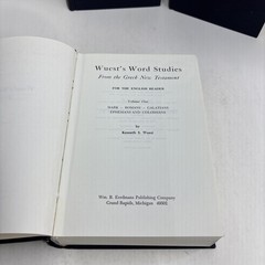 Word Studies in the Greek New Testament by Kenneth S. Wuest Vol 1-3 Only 1973
