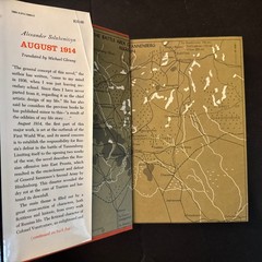 AUGUST 1914 by Aleksandr Solzhenitsyn 1972 First American Hardcover Edition