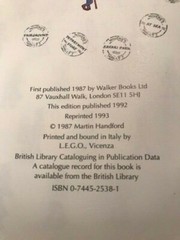 Where’s Wally ? Martin Hanford 1993