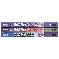 Dog Man Series by Dav Pilkey (Book 11-13) 3 Books Set – Ages 7+ – Hardback