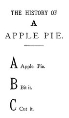 1870 A apple pie and other nursery tales 144 Pages