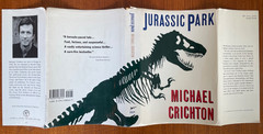 Jurassic Park, Michael Crichton (1990, HC) First Trade Edition First Printing