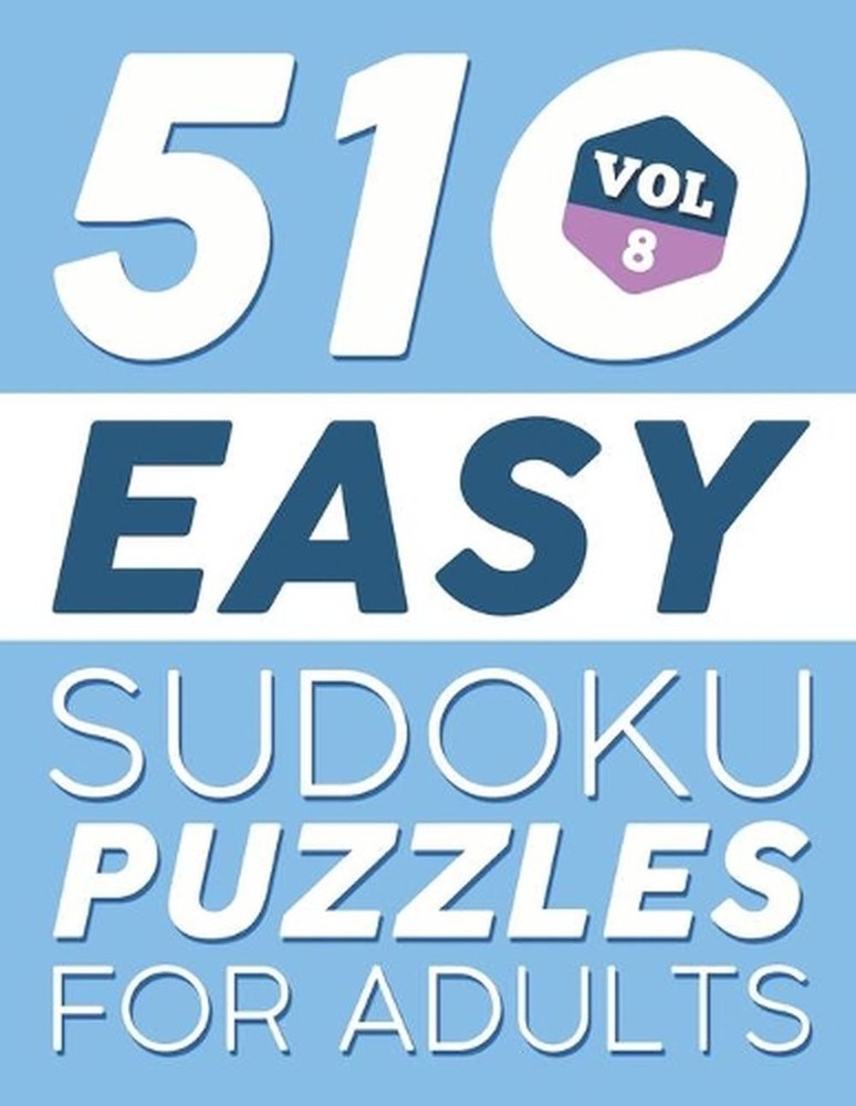 Easy SUDOKU Puzzles: 510 SUDOKU Puzzles For Adults: For Beginners (Instructions