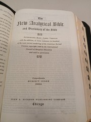 1950 New Analytical Bible Dictionary KJV Genuine Morocco Leather Dickson