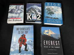 Lot 5 Books -4PB/1HC(No Shortcuts)-Into Thin Air / K2 Triumph and Tragedy & More