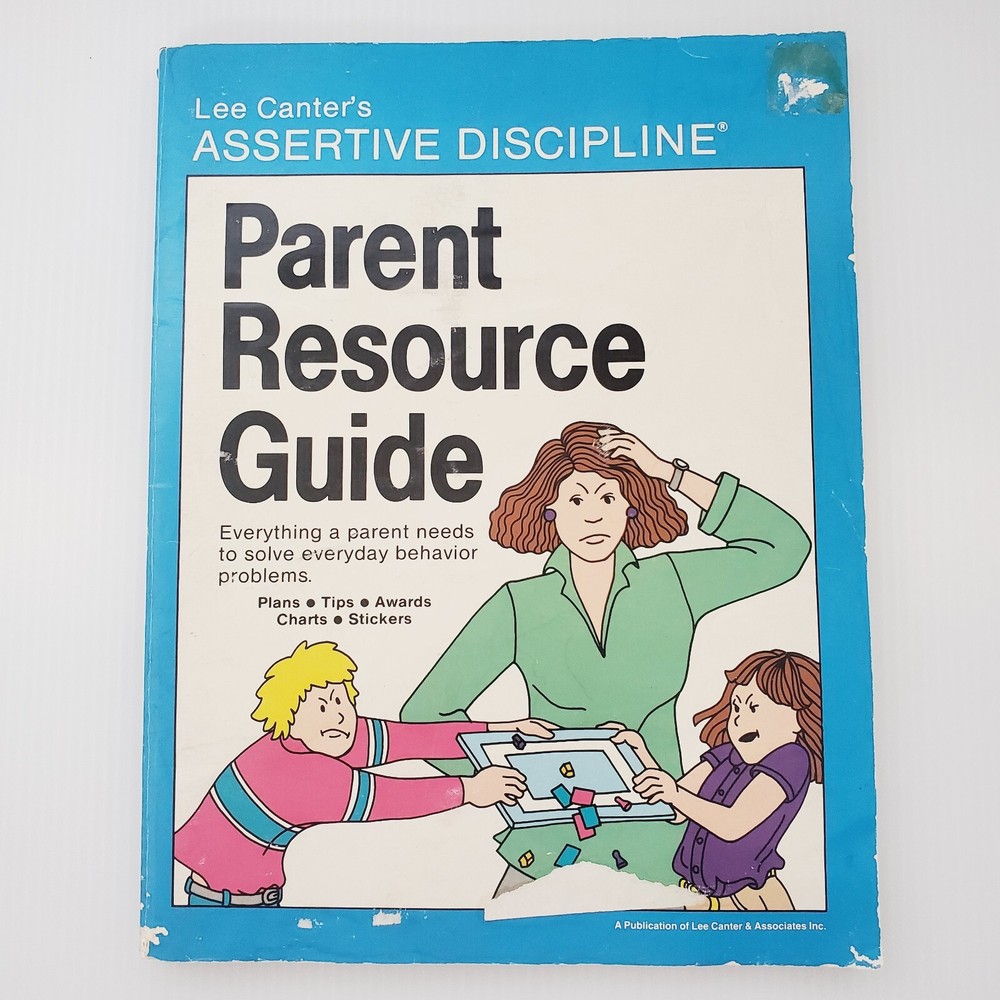 Parent Resource Guide Lee Canter’s Assertive Discipline Paperback Book Behavior