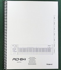 Roland RD-64 Owner’s Instruction Manual: 104 Pages & Protective Covers!