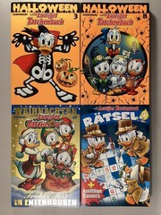 4 Volumes Of Lustiges Taschenbuch German Disney Stories