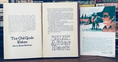 Silver John Books Old Gods Awaken After Dark W Orig Ad Manly Wade Wellman HB DJ