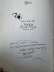 Jane Yolen The Girl Who Cried Flowers & Other Tales HC 1974 Illus DJ