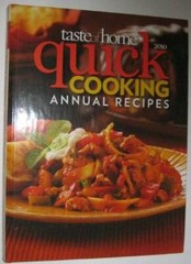 Taste of Home Quick Cooking Annual Cookbook (2010) – Hardcover – VERY GOOD