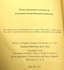 Sunset Cookbook of Favorite Recipes 1961 Vintage Cookbook 1252 Recipes PB