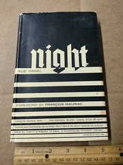 Night by Elie Wiesel Second American Printing 1961 Hill and Wang P. $3.00 intact