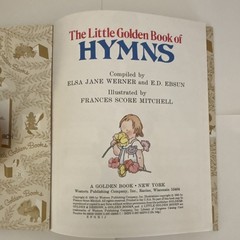 Little Golden Books The Little Golden Book of Hymns HC 1985 Illustrated Ages 4-8